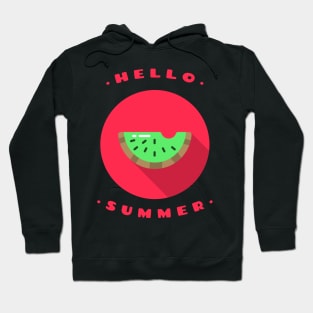 Hello Summer Delicious Watermelon Minimalist Hoodie